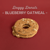 Blueberry Oat Doggy Donuts Donuts Whiskerbiscuits 12 for $10.95 