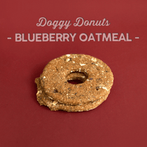 Blueberry Oat Doggy Donuts Donuts Whiskerbiscuits 12 for $10.95