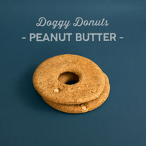Peanut Butter Dog Donuts Whiskerbiscuits 6 for $6.95