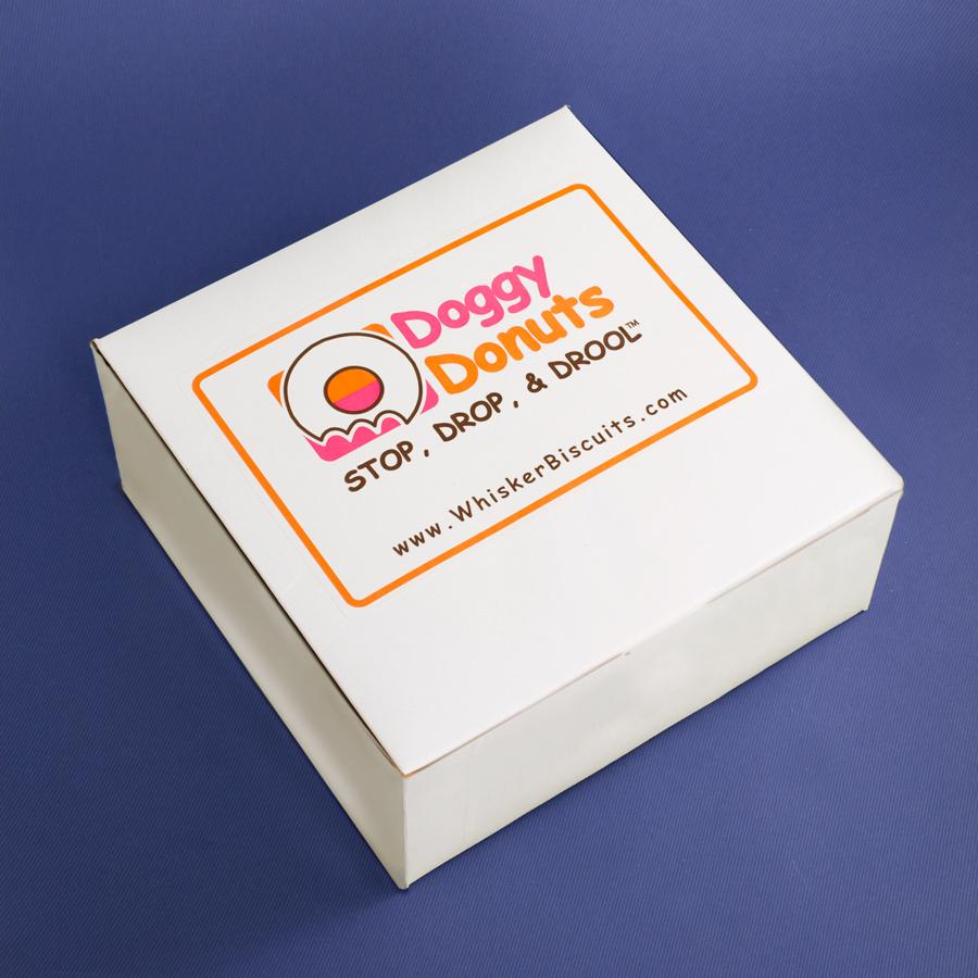 Gift Wrapped Doggy Donut Box Donuts Whiskerbiscuits