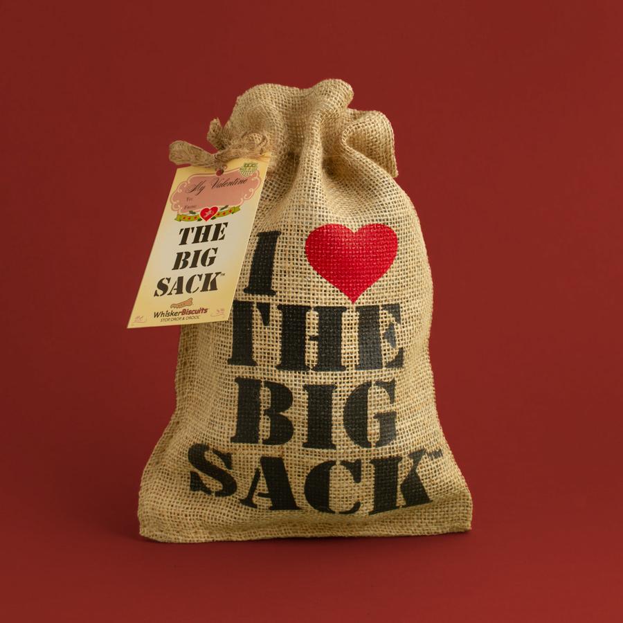 The BIG VALENTINES DAY SACK The Big Sack Whiskerbiscuits 1 Sack for $19.95