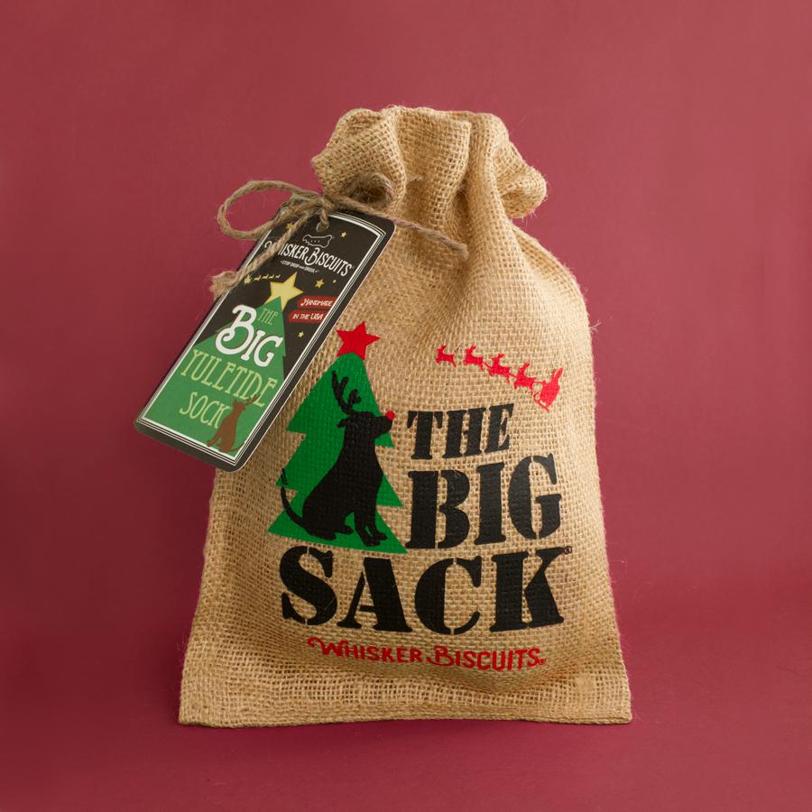 The BIG YULETIDE SACK The Big Sack Whiskerbiscuits 1 Sack for $19.95
