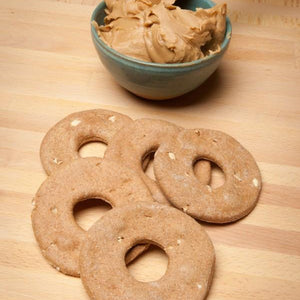 Peanut Butter Dog Donuts Whiskerbiscuits 