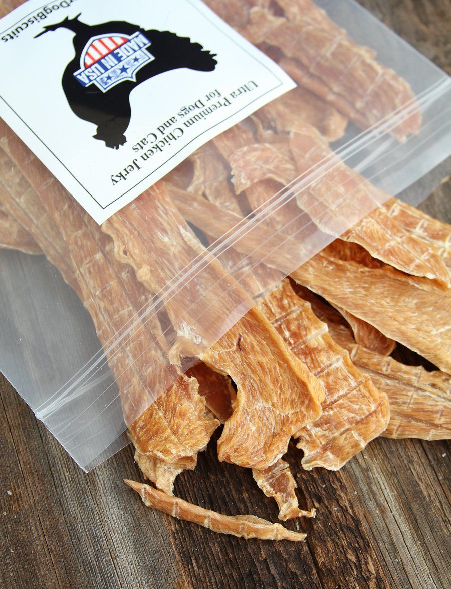 1 LB Chicken Jerky and 18 Assorted Biscuits (Ships for Free!) Combos Whiskerbiscuits 