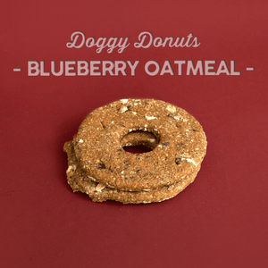 Blueberry Oat Doggy Donuts Donuts Whiskerbiscuits 12 for $10.95 