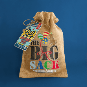 The BIG BIRTHDAY SACK Whiskerbiscuits 1 Sack for $19.95 